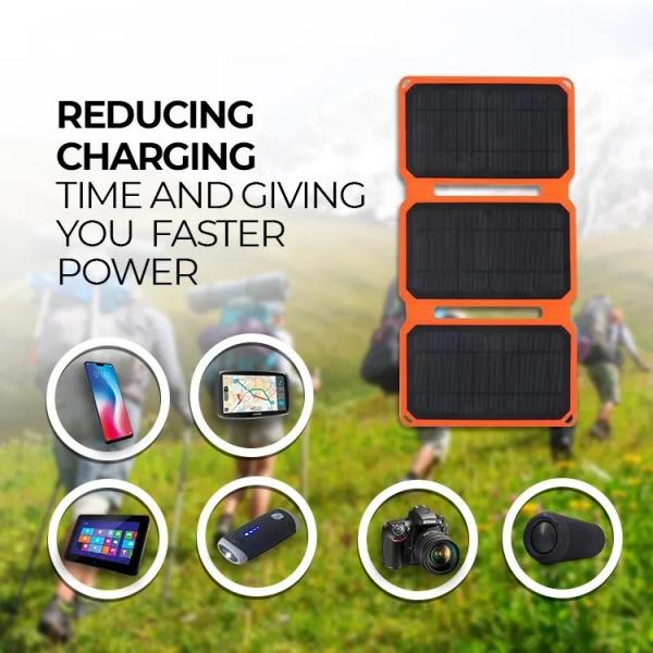 Mini Small Solar Panel 15W Outdoor Waterproof Portable Folded Sola Panels