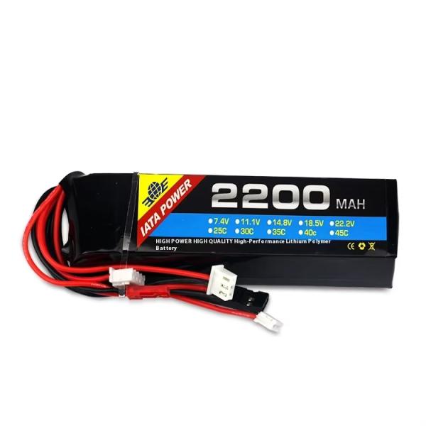 Customized 2200mAh RC Battery 8C 11.1 V 3S Batteries For RC Car And Drone Applications