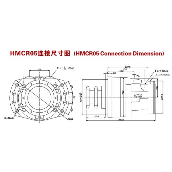 Hydraulic Piston Motors MCR5W470F250Z/33A0M1L42S Made in China
