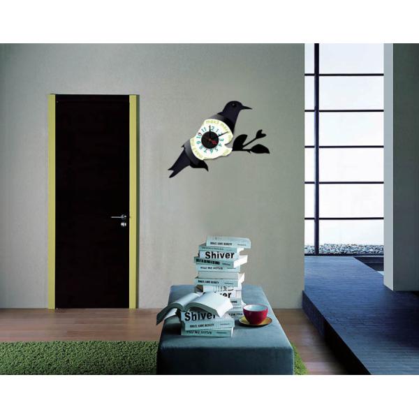 Metal Bird Wall Decoration Designer Wall Sticker Clocks 10A027 
