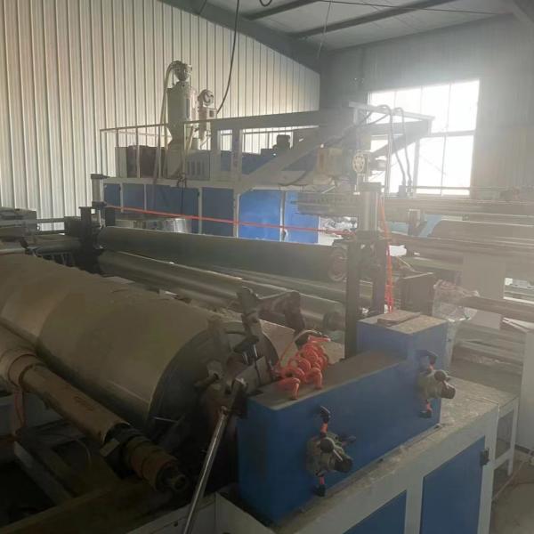 1.6M Second Hand Container Bag Tarpaulin Geo Textiles Plastic Bag Extrusion Coating Machine