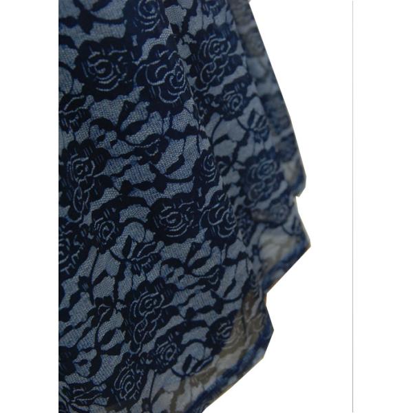 Lace Pattern Knee Length Casual Summer Dresses , Ladies Holiday Dresses Round Neck