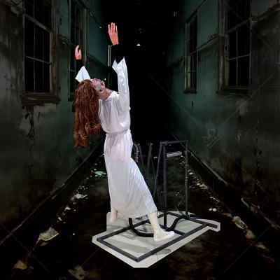 Decoration Haunted House Props Pneumatic Ghost Animatronic Dropping Corpse