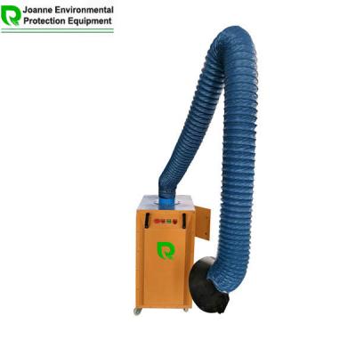 High Negative Pressure Mobile Smoke Extractor , Portable Smoke Extraction System With Twin Arm