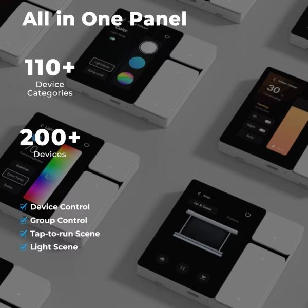 OTA Remote Tuya Smart Control Panel Screen BLE Mesh Gateway For Smart Hotels