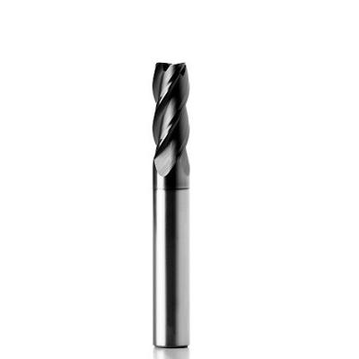 4 Flute acier fin de moulin 35 degrés Helix Angle AITiN revêtus fin de moulins pour l'acier 8 mm charnière