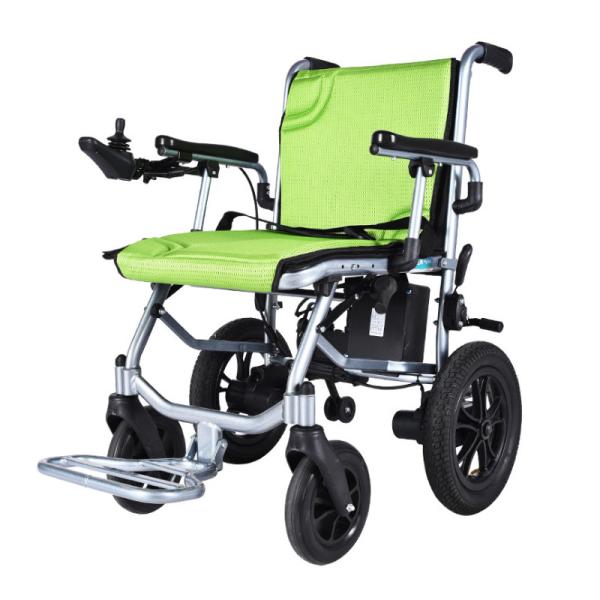 Portable 20km Mobility Walking Aids Electric Wheelchair Scooters Aluminum Foldable