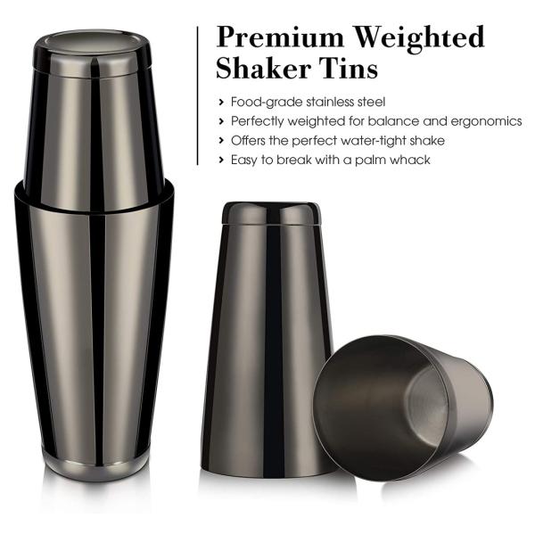 Classic Design 11-Piece Bartender Kit Cocktail Smoker Set 750ml/600ml for Manufacture