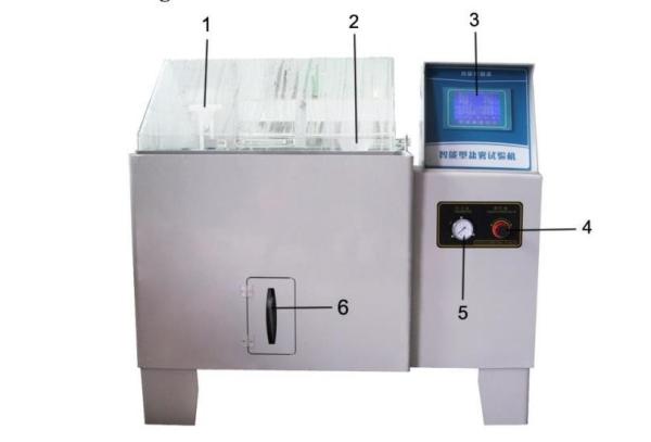Programmable Salt Spray Test Chamber / Universal Lab Salt Fog Chamber For  Automobile Parts