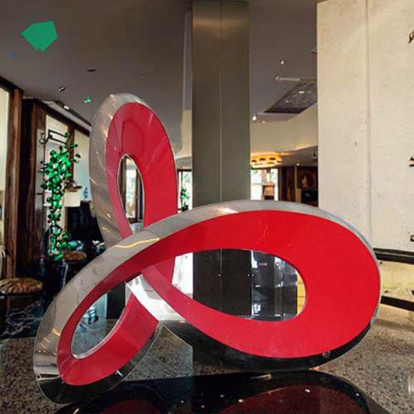 Commercial Large Modern Abstract Public Art Stainless Steel Sculpture