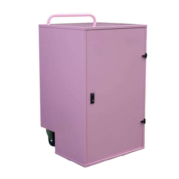Horse Competition Metal Horse Saddle Trunk Box Steel Saddle Tack Locker Cabinet With Wheels