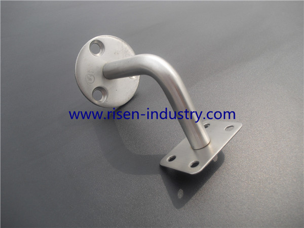 Stainless steel Handrail bracket RS302 wall to rail, finishing satin or mirror, material stainless steel304