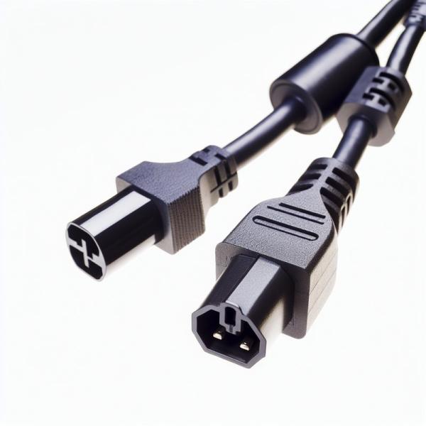 Electric Cable 320 C20 Male To C19 Female Socket Connector 60320 Iec Computer Power Cord