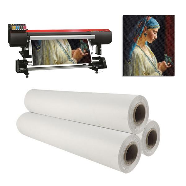 Acid Free 280gsm Matte Polyester Canvas Roll for Eco-Solvent Latex and UV Printers with Multiple Sizes and Free Samples