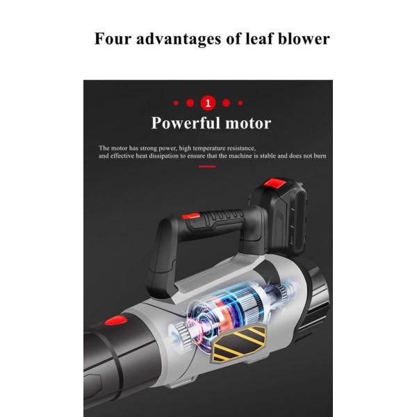 Electric Cordless Garden Leaf Blower Battery Powered For Lawn Care
