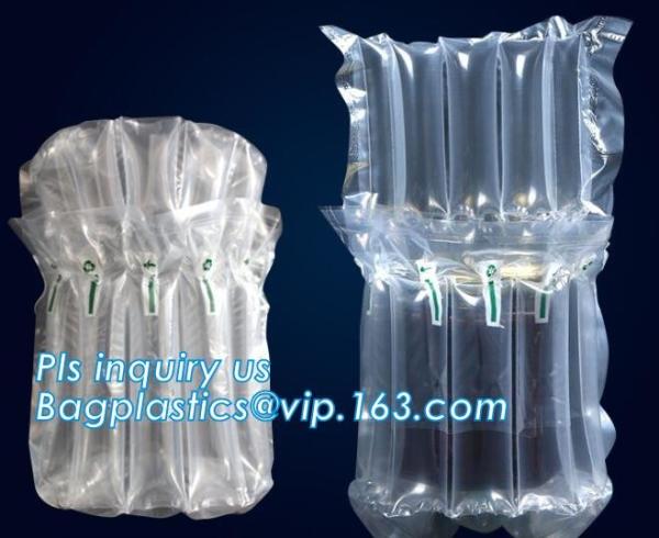 inflatable air bag for wine bottle, wine bottle air bag transport protective shock resistant cushion hand bag packaging,
