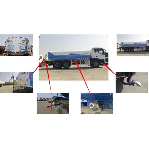 10 Wheels 6x4 336HP High Power Used Water Tank Lorry