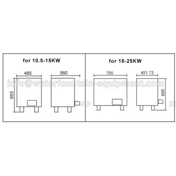 Ground - Mounted Stainless Steel Sauna Heater , Commercial Use Portable Sauna Heater