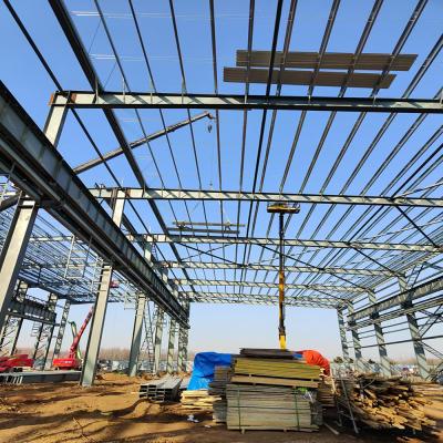 Edificios modernos preconstruidos Estructura de acero Pintado Tratamiento de superficie galvanizado