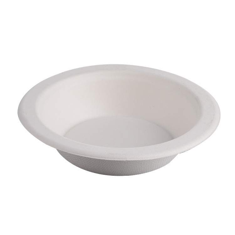Customization Pack Round Compostable Biodegradable Disposable Sugarcane Bagasse Bowl