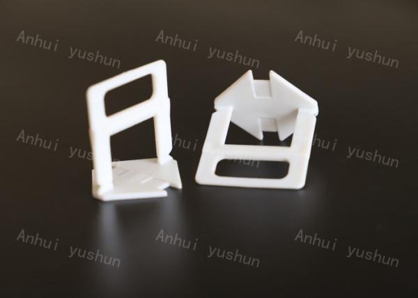 Plastic Tile Leveling Clips And Wedges 2.5mm / 3mm / 4mm / 5mm / 6mm / 7mm  Tile Leveling System