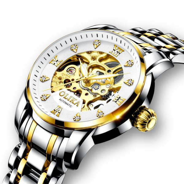 Original Brand Hollow Men Wrist Watch Luxury 5ATM Waterproof Alloy Case