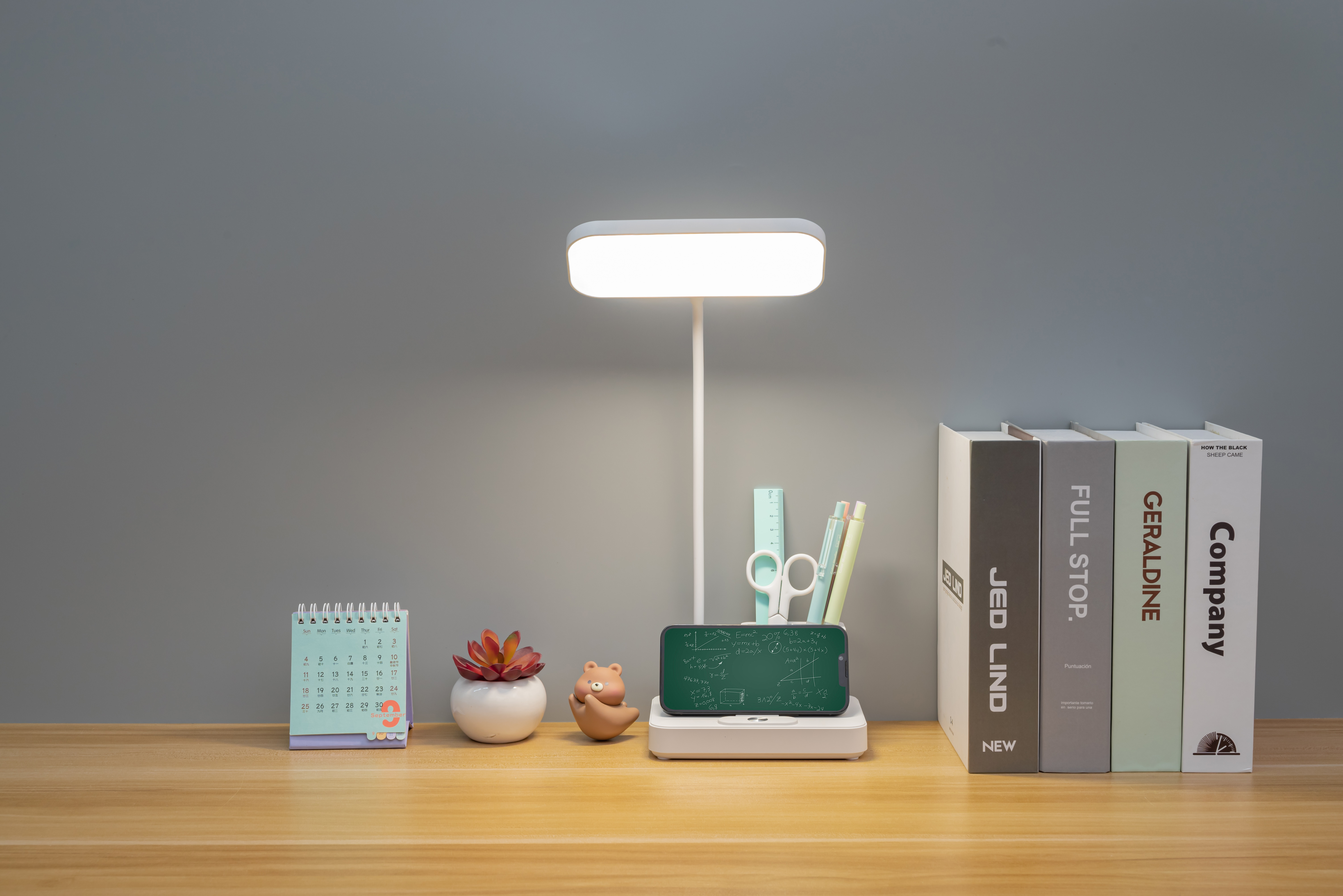 LED Desk Lamp Ideal for Study Room Bedroom Adjustable Brightness and Energy Saving Lighting Solution