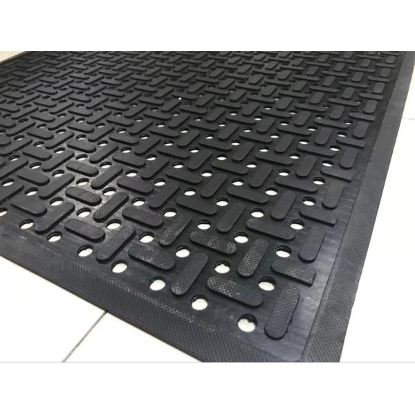 Rubber floor mat  Hotel kitchen rubber floor mat  Round hole rubber floor mat