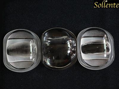 Glass COB Street Light 100W LED Lens Reflector 107MM 135x65 Degree