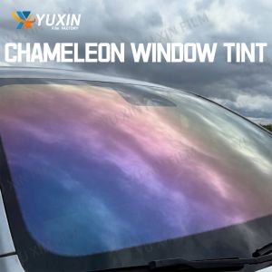 99% UVR IRR Green Purple 80% VLT Chameleon Window Film Car Window Tint Film