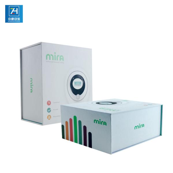Glossy lamination Hearing Aid Packaging Magnetic Closure Gift Boxes