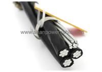 El PVC aisló el cable eléctrico aéreo con los conductores de 0.6/1 kilovoltios AAC, cable de descenso triple del servicio