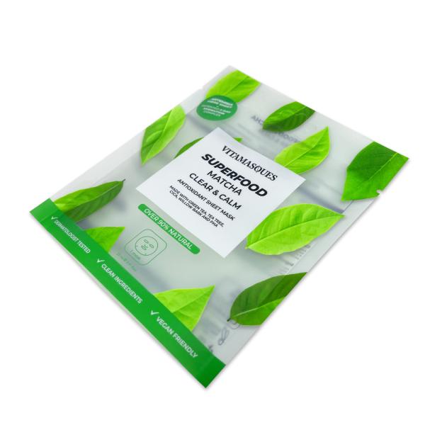 Étiquette de qualité alimentaire de 3e rangée Sac fermeture à glissière en plastique étanche aux fuites Pour les emballages alimentaires biologiques