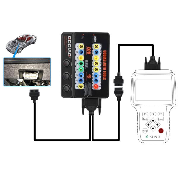 BOX BREAKOUT GODIAG GT100 com BMW CAS4 CAS4+ e FEM/BDC plataforma de teste de envio gratuito para VVDI2 VVDI Key Tool Plus