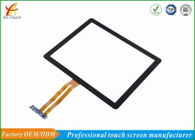 Sensível Waterproof 17 o vidro dianteiro do painel de toque 2mm da polegada para a mesa de centro