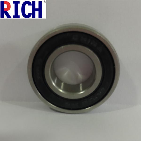 Rubber Cover 6000 N Steel Ball Bearings High Perfprmance With Locking Groove