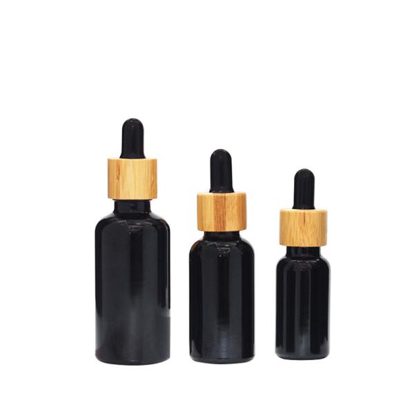 1oz 2oz Essential Oil Dropper Bottles With Bamboo Lid