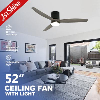 1stshine LED Ceiling Fan with 3 Color Options and Energy Saving Flush Mount Design