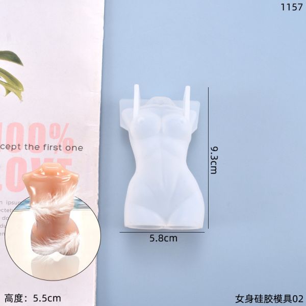 DIY crystal dropper mold simulates human body, male body, female body, model, stage decoration, silicone mold