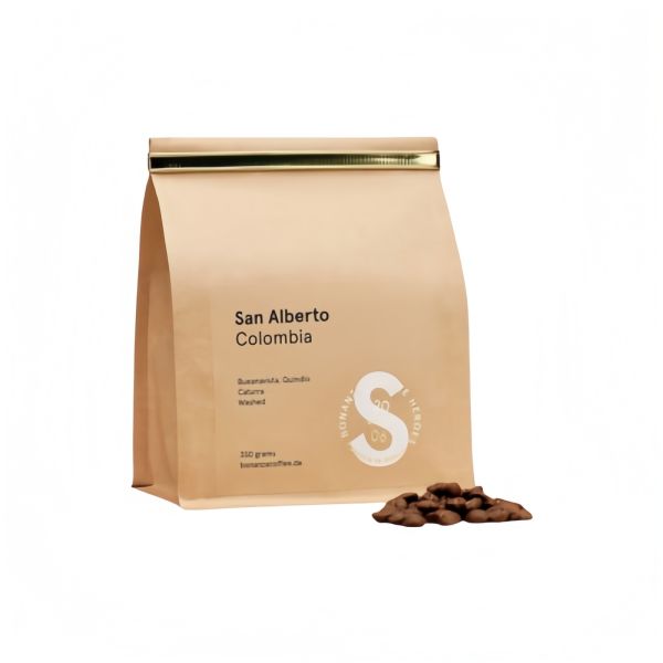 Eco Friendly Kraft Coffee Packaging Pouch Scratch Resistant Resealable Coffee Bags