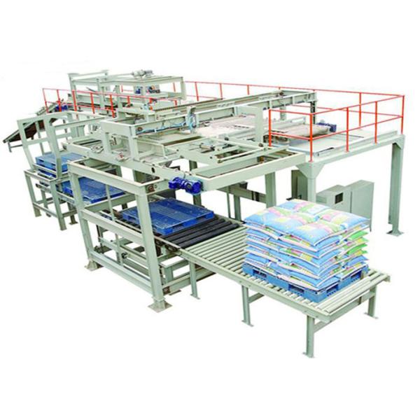 Conventional 50Kg Bag Carton Palletizer For Drink Industry with 800-1200 Bags/Hour, 13 KW Power, and 220V/50-60 Hz Voltage