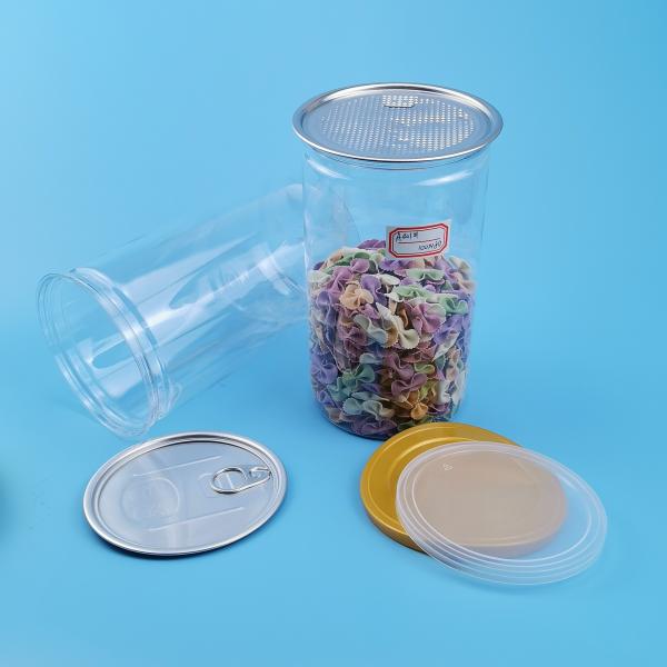 78mm FDA Tested Screw Flower Tea Plastic Food Jars