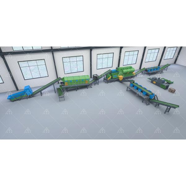 20T/H-100T/H Garbage Sorting Line Urban Trash Garbage Sorting Equipment Recycle