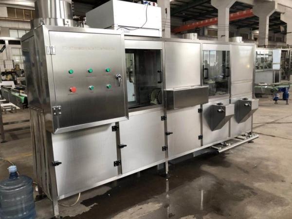 Full - Automatic Barreled Drinking Water Production Line For 3 Gallon 5 Gallon Bottle