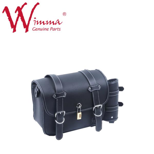 Участвующ в гонке PU сумки седловины стороны мотоцикла покройте кожей для аксессуаров частей