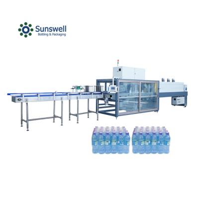 Glass Bottle Wine Heat Tunnel Shrink Wrap Machine PE Film Shrink Wrap Machine For Small Bottles Mineral Water