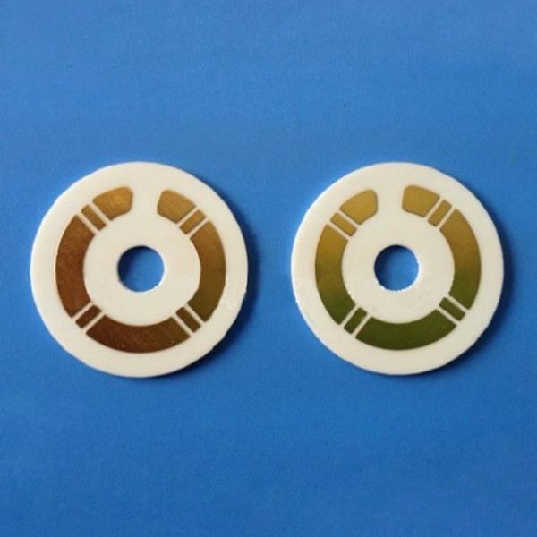 Round Alumina Ceramic Plate Industrial High Alumina Substrate