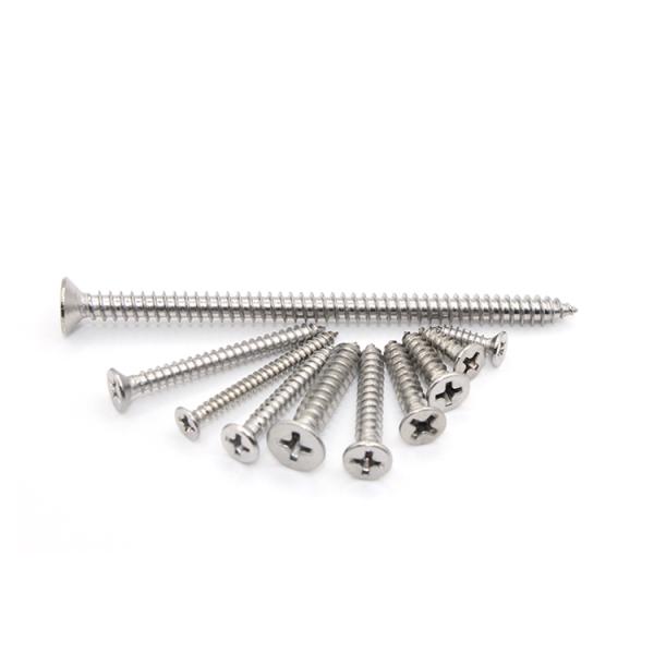Flat Head Phillips Self-Tapping Screws M2.6 ISO 100mm 60mm 30mm 10mm Stainless Steel Various Sizes