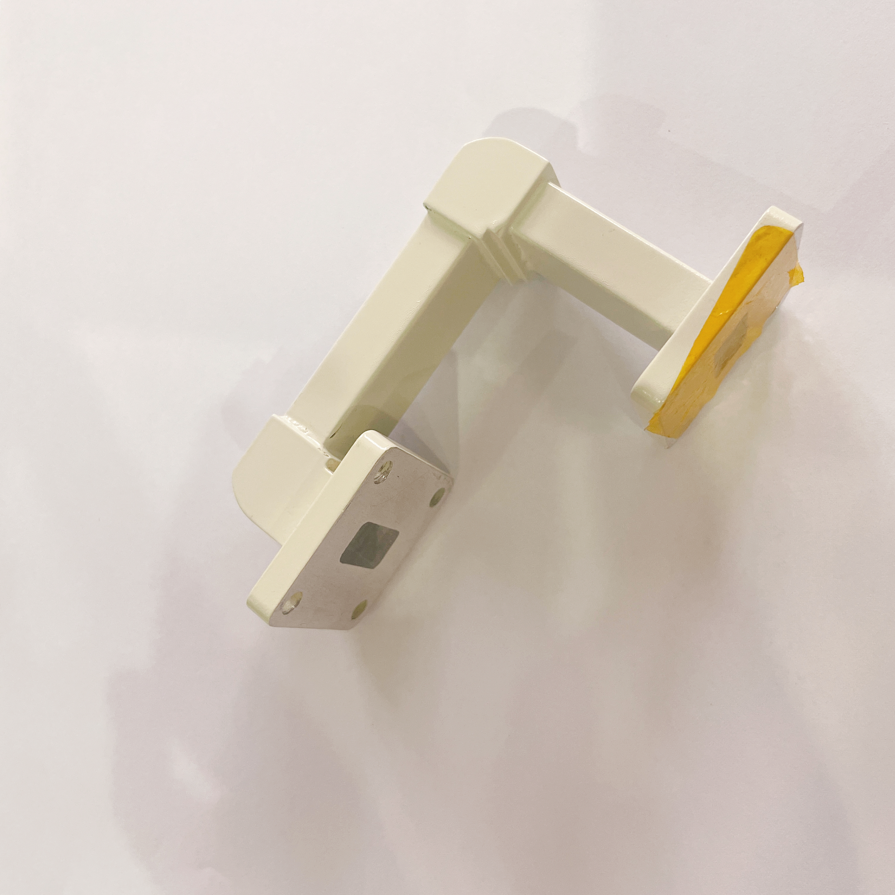Aluminum Alloy Double Ridge Waveguide Bend with 50 OHM Impedance and 1.15MAX VSWR for Microwave Applications