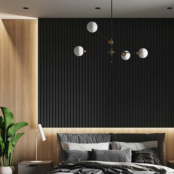WPC Wooden Grain Laminated Indoor Wpc Wall Panel For Interior Decoration